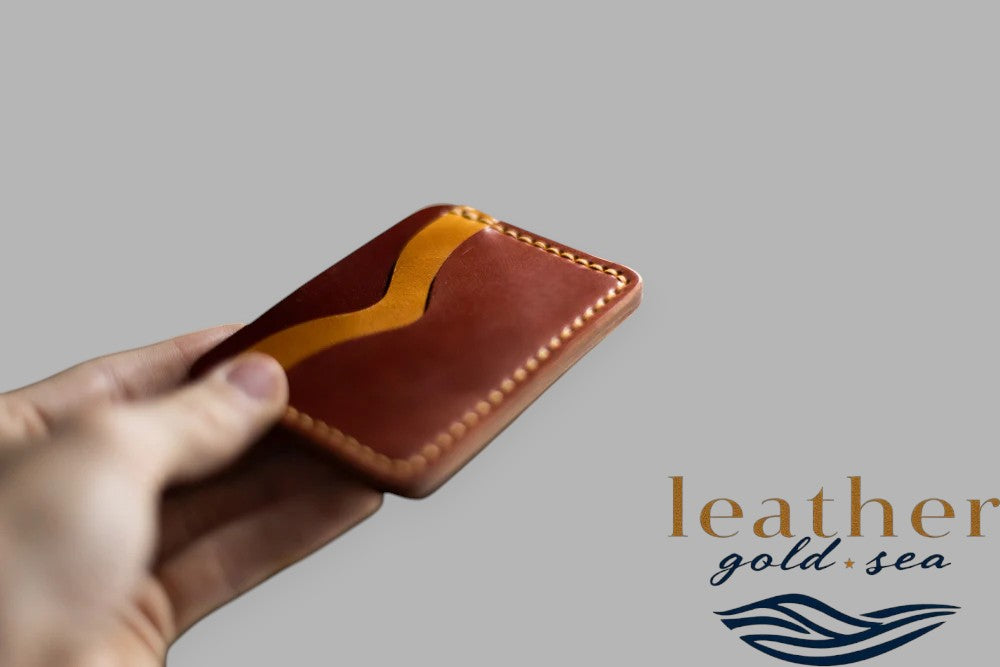 Card Holder Wallets – Dual Brown Leather