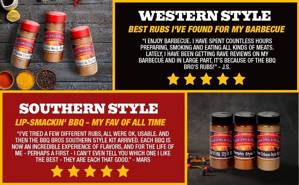 BBQ Bros Rubs "Southern Style" Set