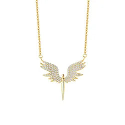 Celestial Guardian Wing Necklace