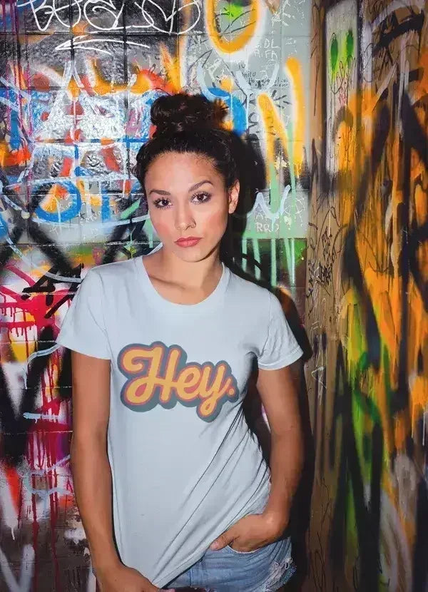 Hey Sky Blue Women T-shirt