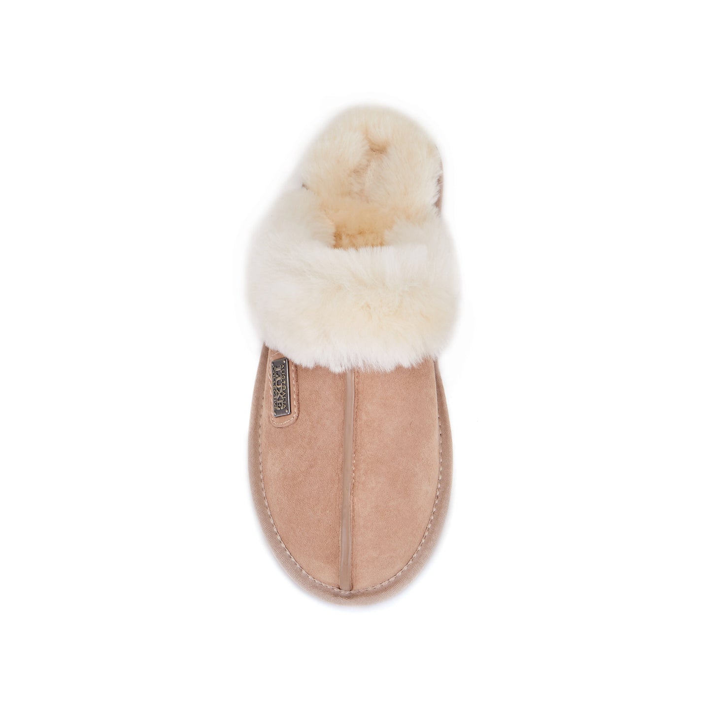 CLOSED MULE SLIPPERS SAND