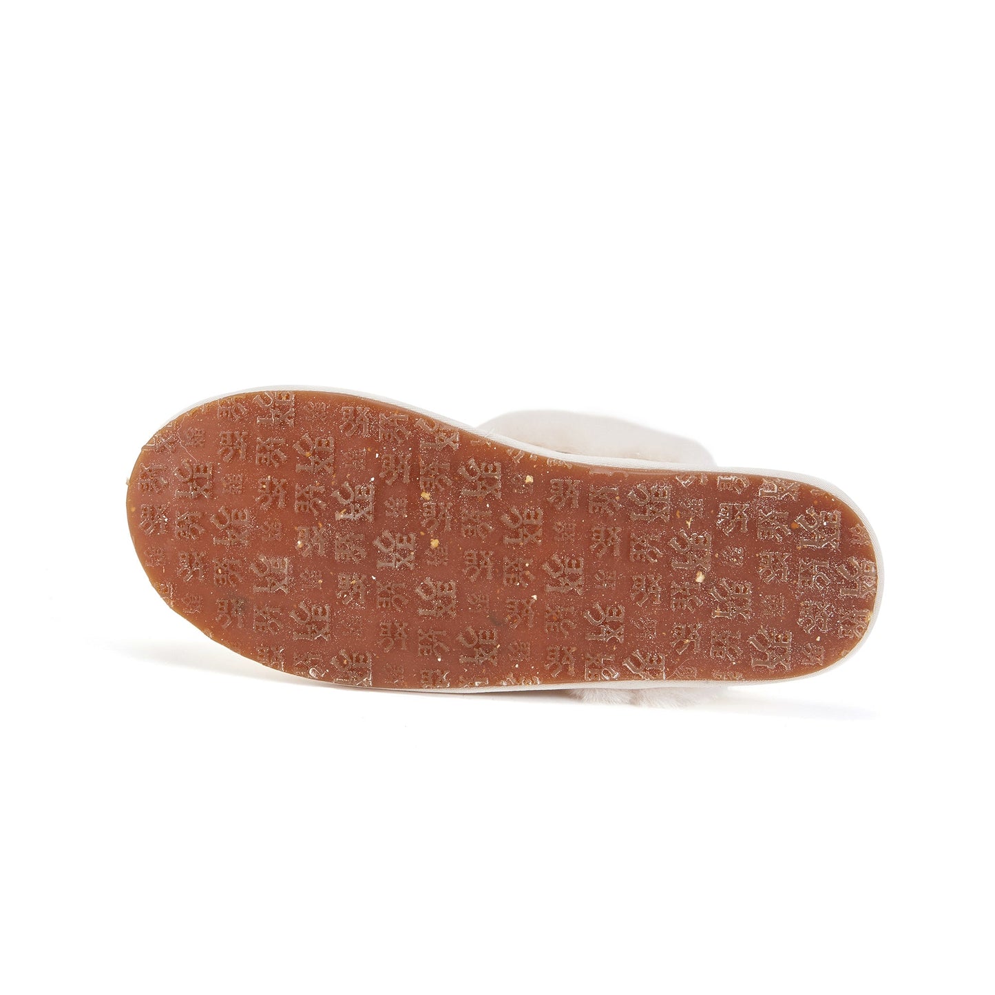 CLOSED MULE SLIPPERS SATIN PALE