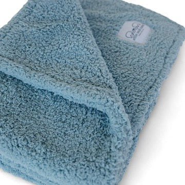 Chenille Baby Blanket - Classic | Powder Blue