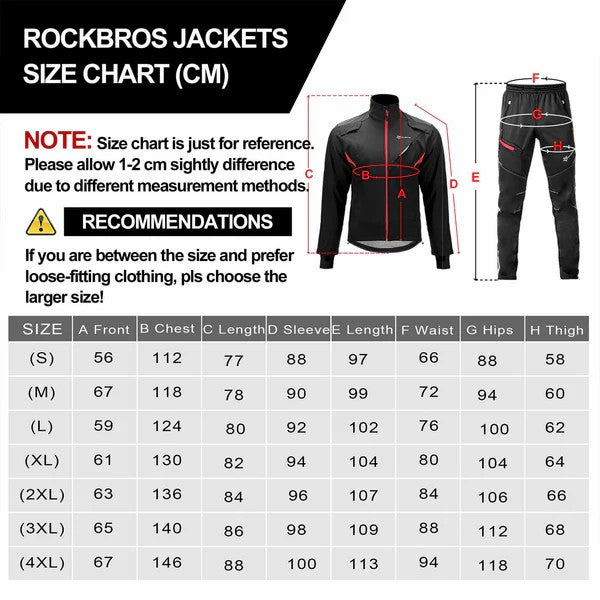 Windproof Waterproof Thermal Cycling Set