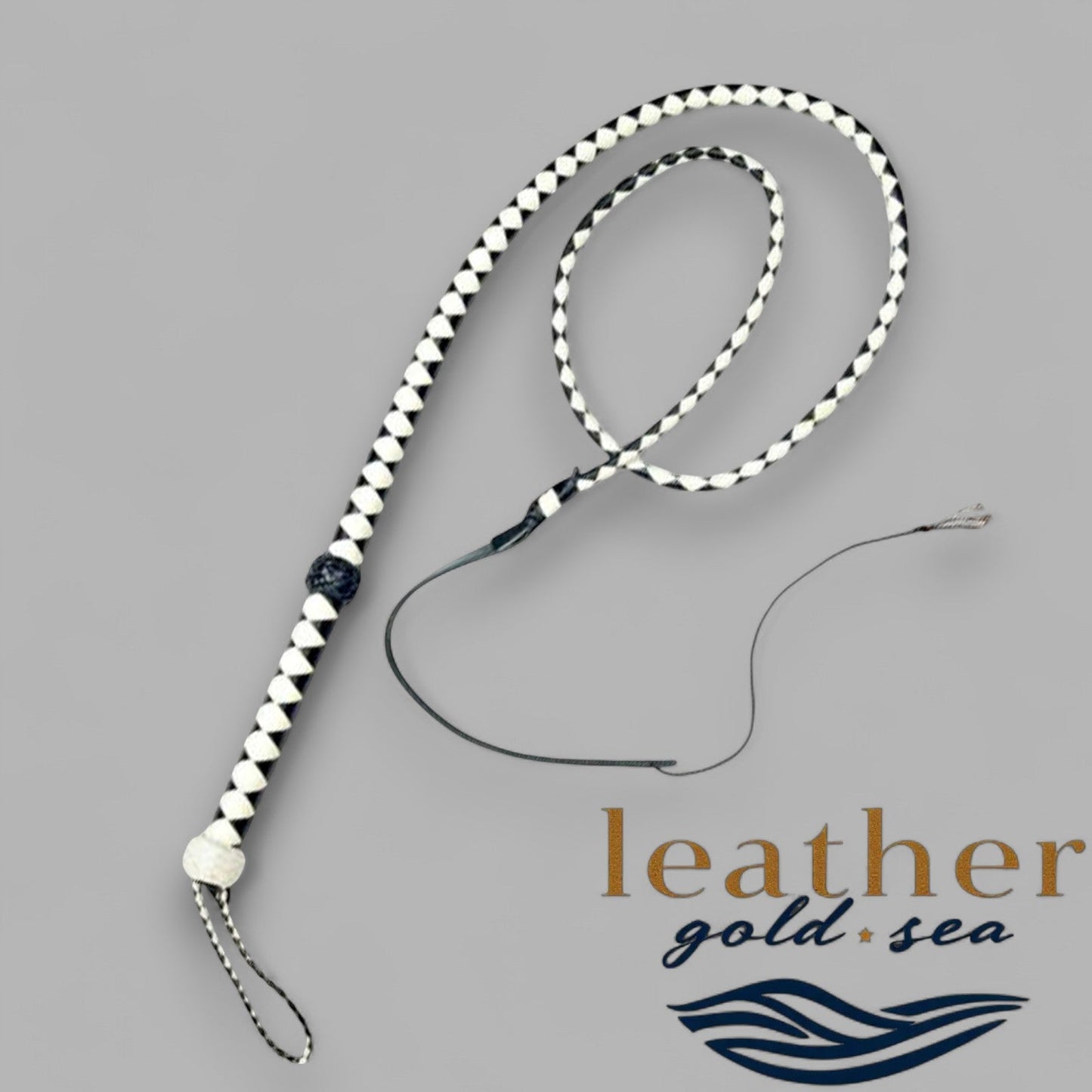Braided Leather Whip – Handmade 16 Plait Made in USA
