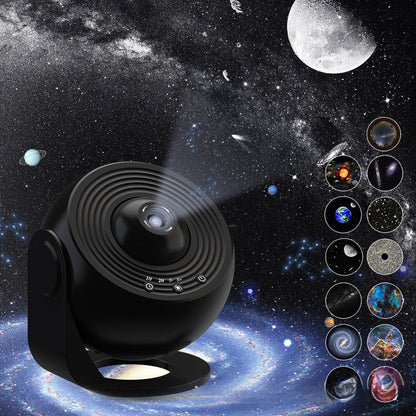 Planetarium Projector for Bedroom, 13 in 1 Star Projector Galaxy Light, Ceiling Night Light Milky Way Mood Lighting with Timer, LED Space Galaxy Lamp Bedroom Room Decor for Adults Kids - White