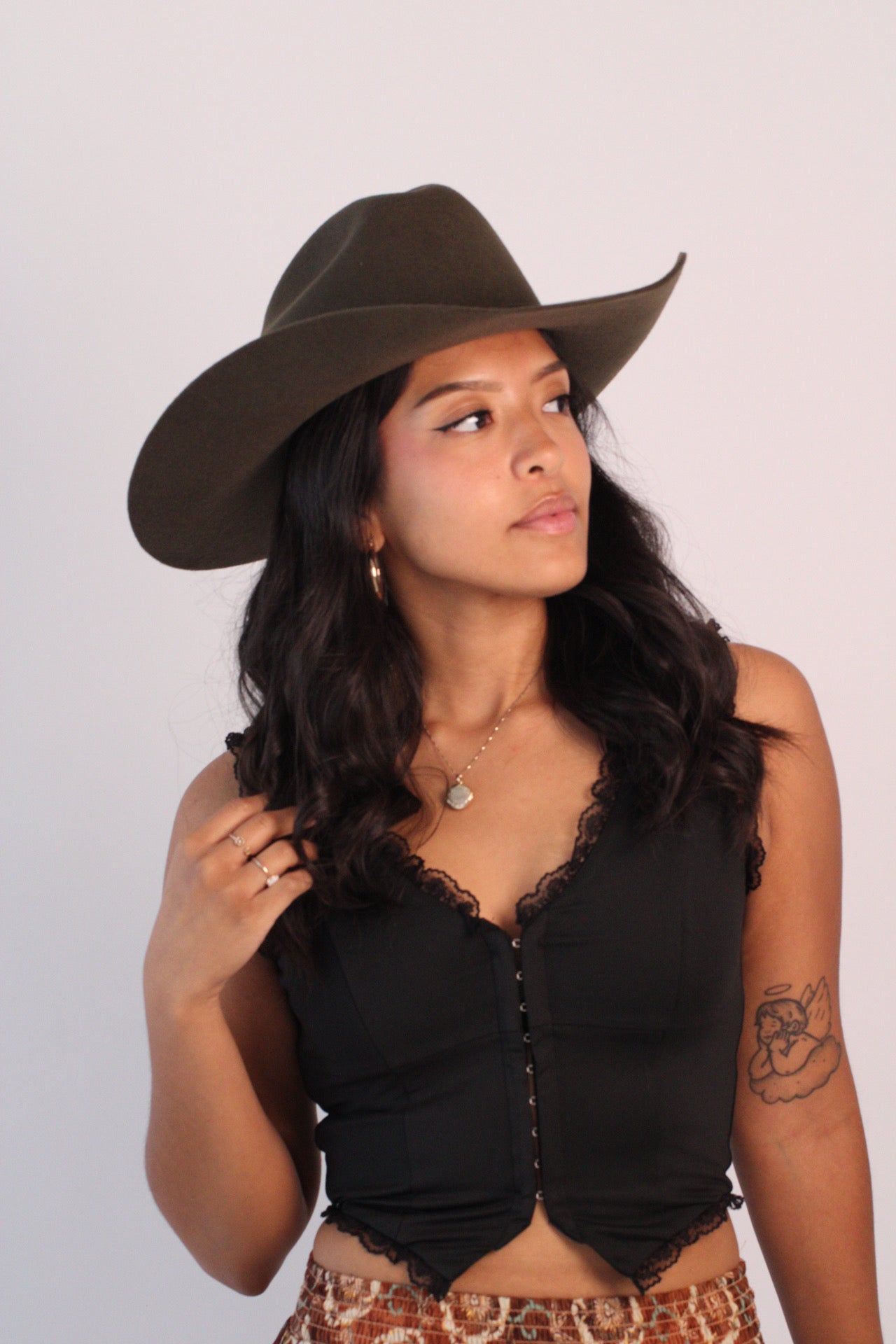 Mustang Cowboy Hat - Dark Olive