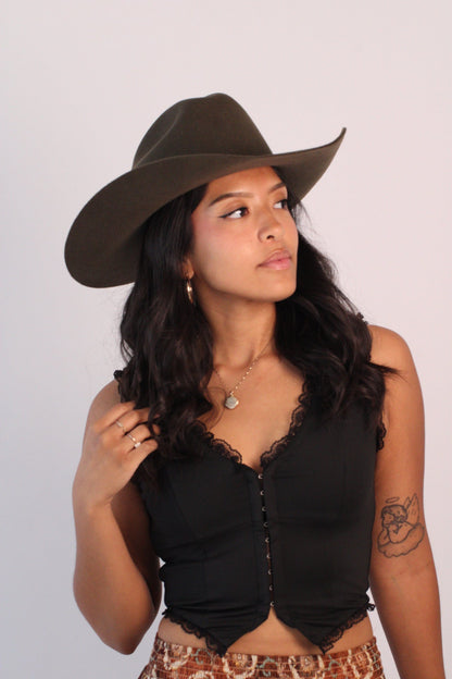 Mustang Cowboy Hat - Dark Olive