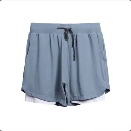 Men's Quick Dry 2-in-1 Gym Shorts with Liner