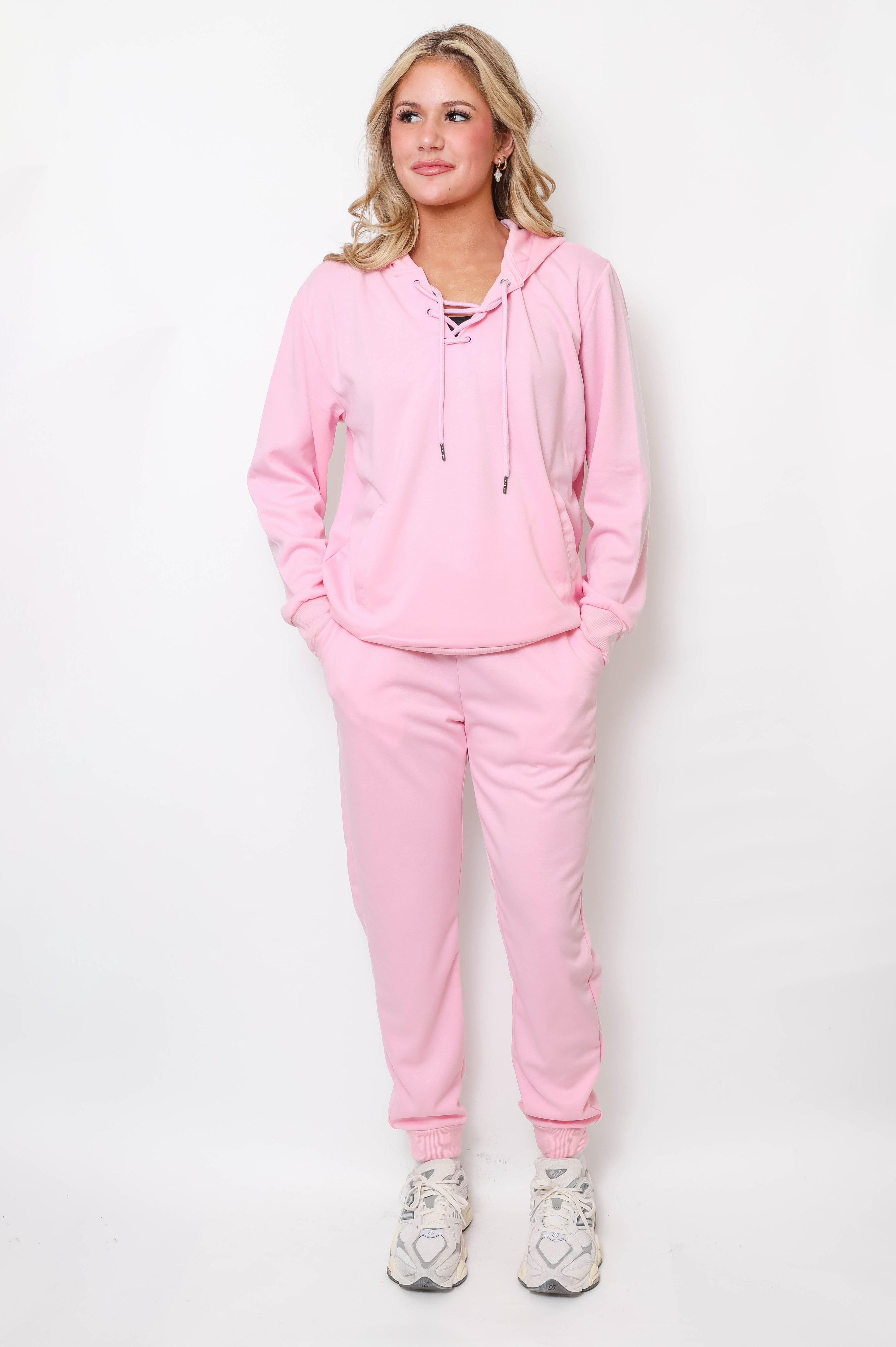 Women's Lace-Up Hoodie & Jogger UltraTech Set
