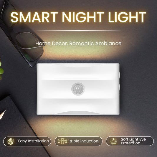 Rechargeable Battery Night Light ,1500 mah , Adjustable Brightness for Bathroom, Bedroom, Kitchen, Cabinet, Stairs, Hallway