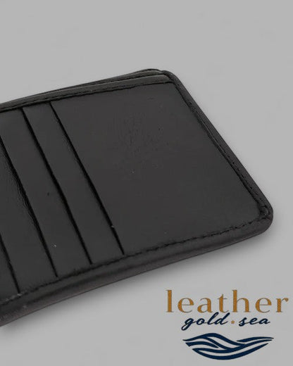 Cowhide Leather Wallet – Rugged Hard Case Design
