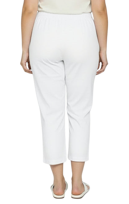Women's Lightweight Stretch Denim Capri Pants — Comfortable Everyday Fit