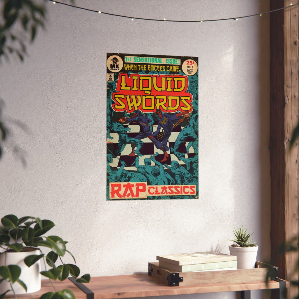 Liquid Swords - Vertical Matte Poster