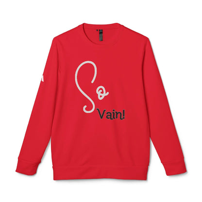 adidas Unisex Fleece Crewneck Sweatshirt So Vain