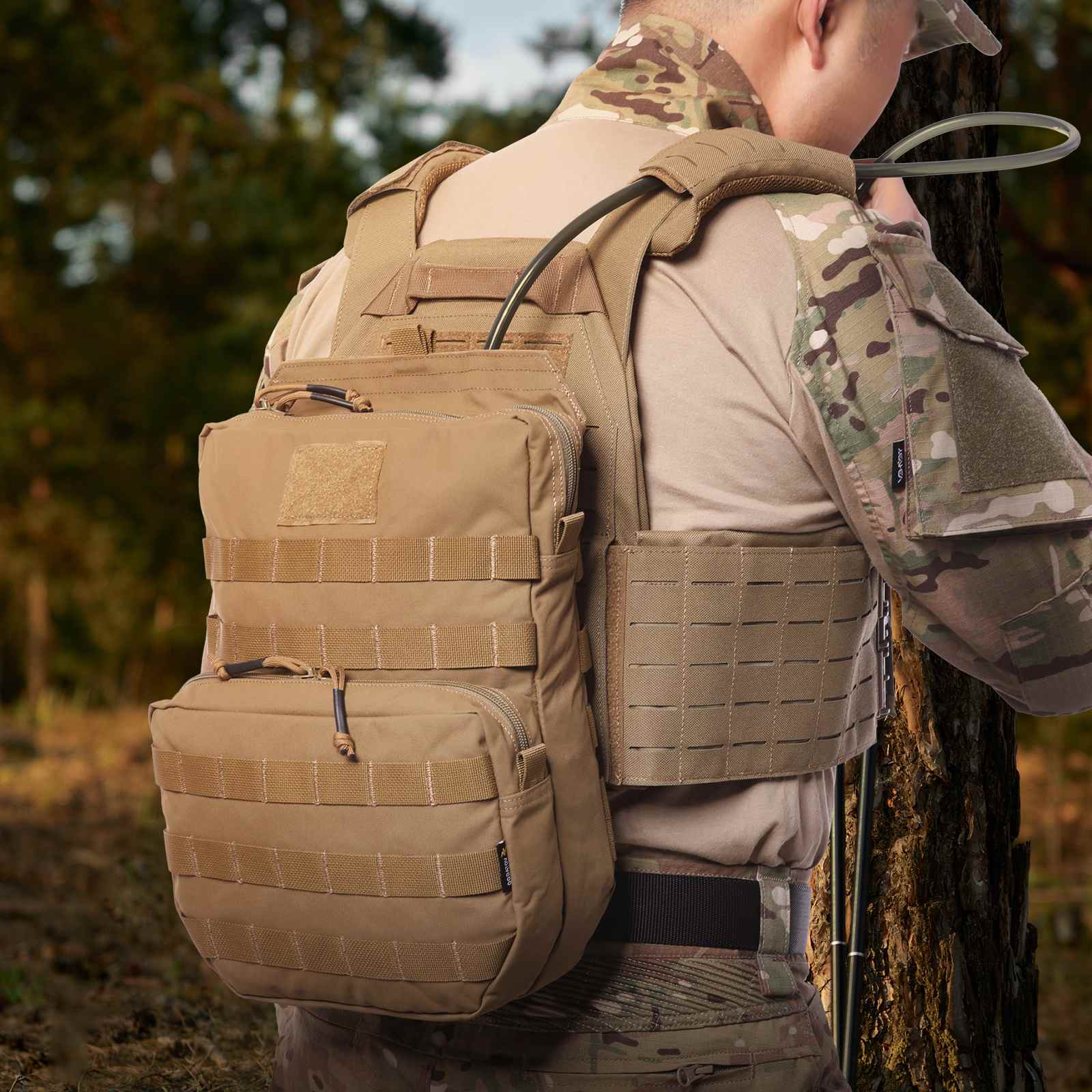 Tactical Molle Hydration Pack 3L Hydration Carrier Pack Water Reservoir Bag