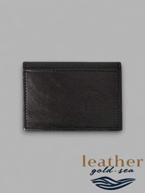 custom wallet card – Black Handmade Leather