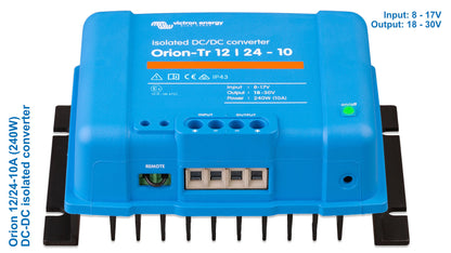 DC-DC Converters: step up/down transformers for 12V, 24V & 48V
