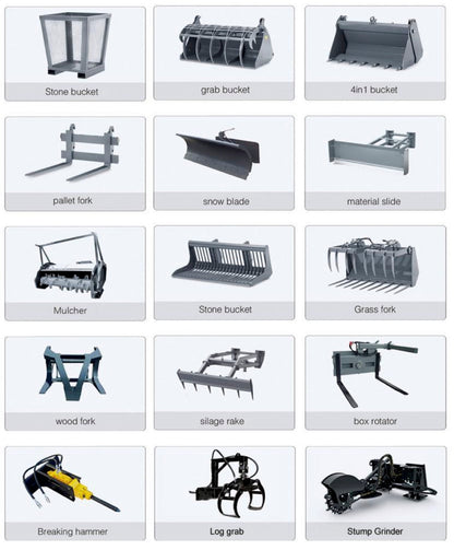 72V 16.4kWh Lithium Electric Mini Track Loader Skid Steer