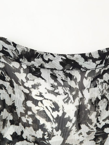 Women Clothing Western with Belt Printed Mini Dress