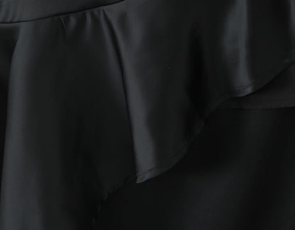 Women Clothing Fashionable Western Irregular Asymmetric Sexy Split Dress