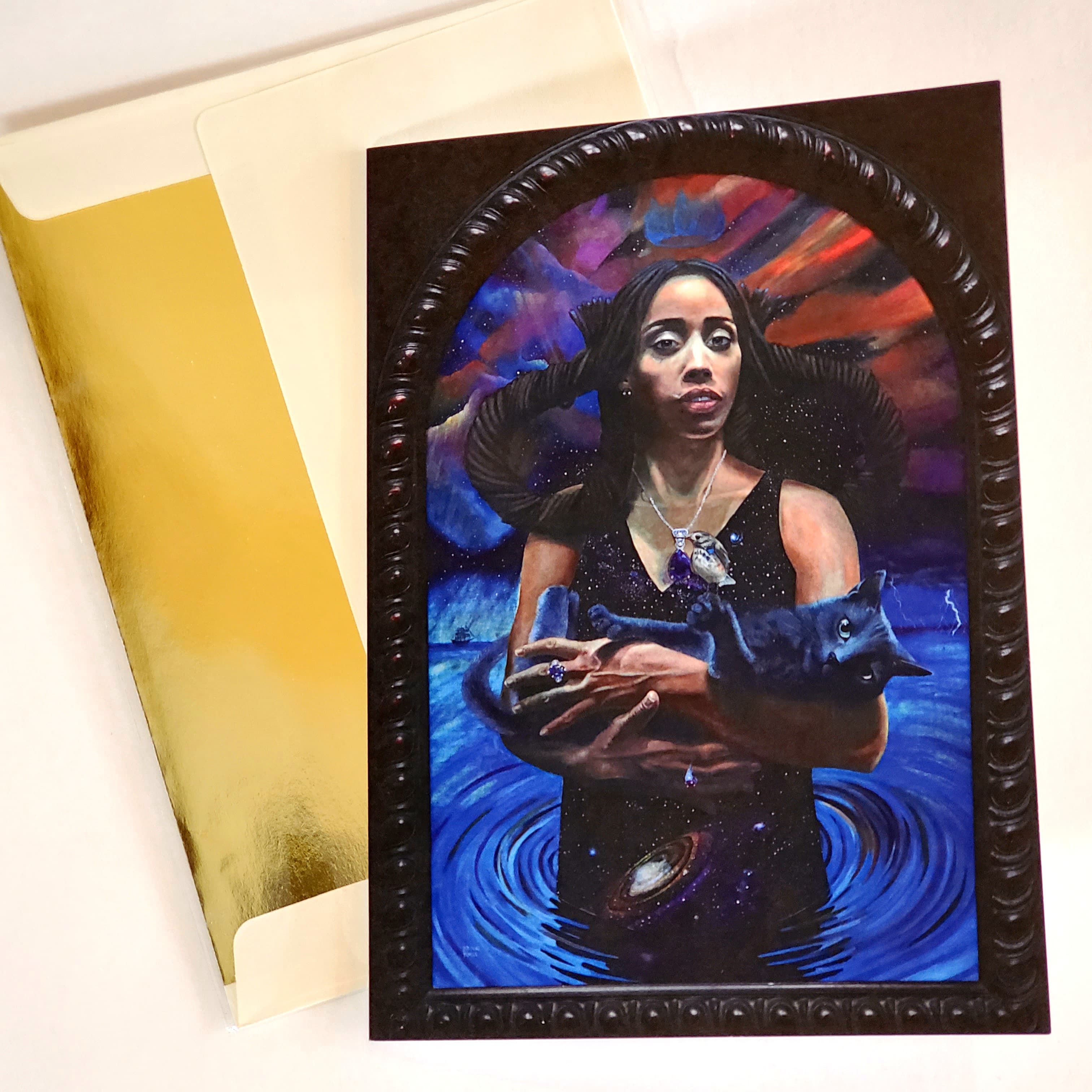 'NEBULA' S. Ross Browne Greeting Card: 5x7 Frame Ready