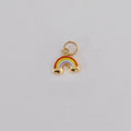 14K Gold Rainbow Charm