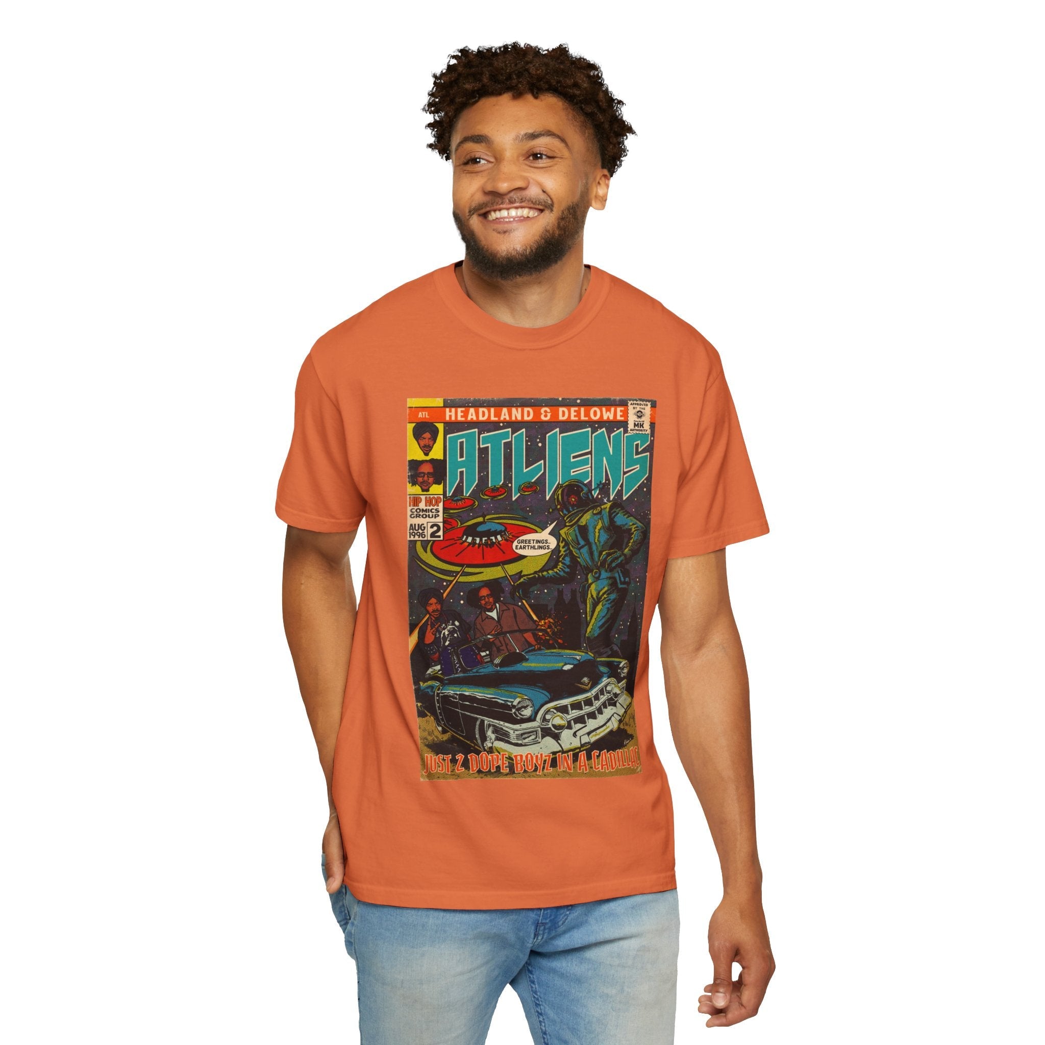ATLiens - 2 Dope Boyz in a Cadillac - Unisex Comfort Colors T-shirt