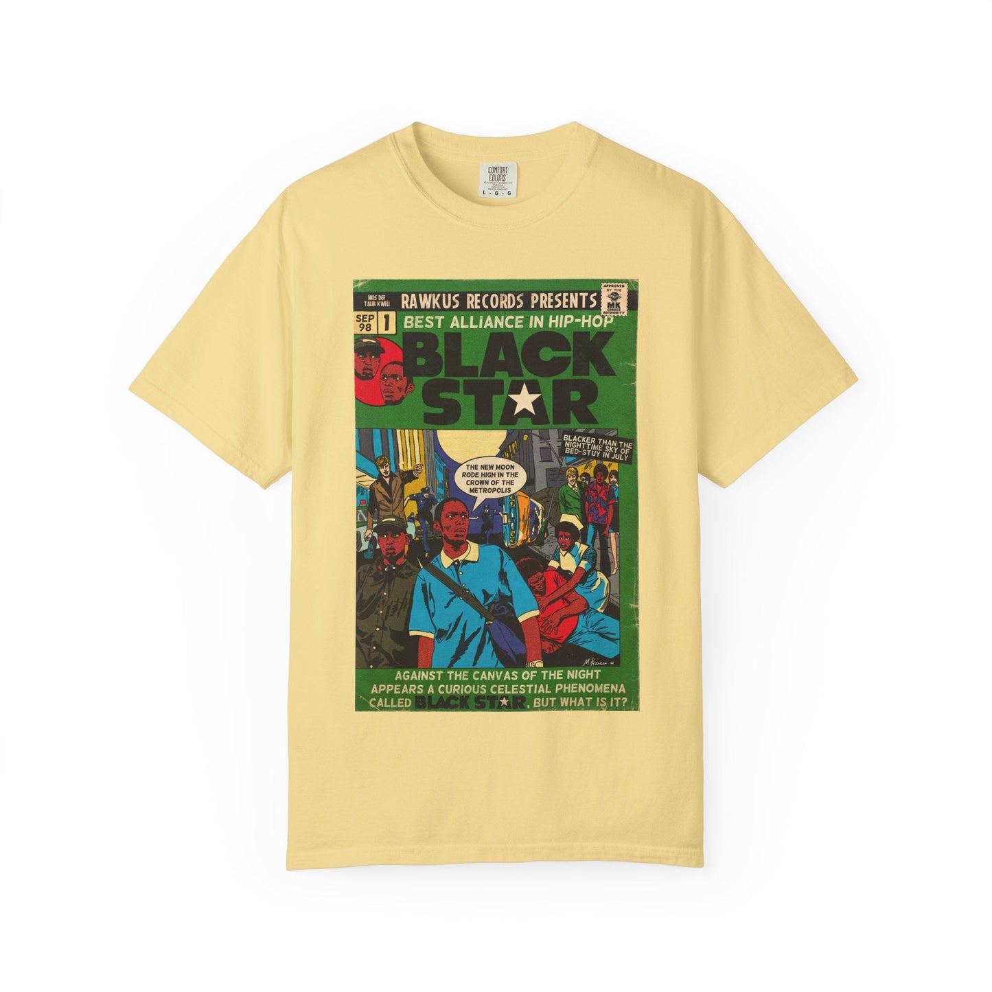 Black Star - Unisex Comfort Colors T-shirt