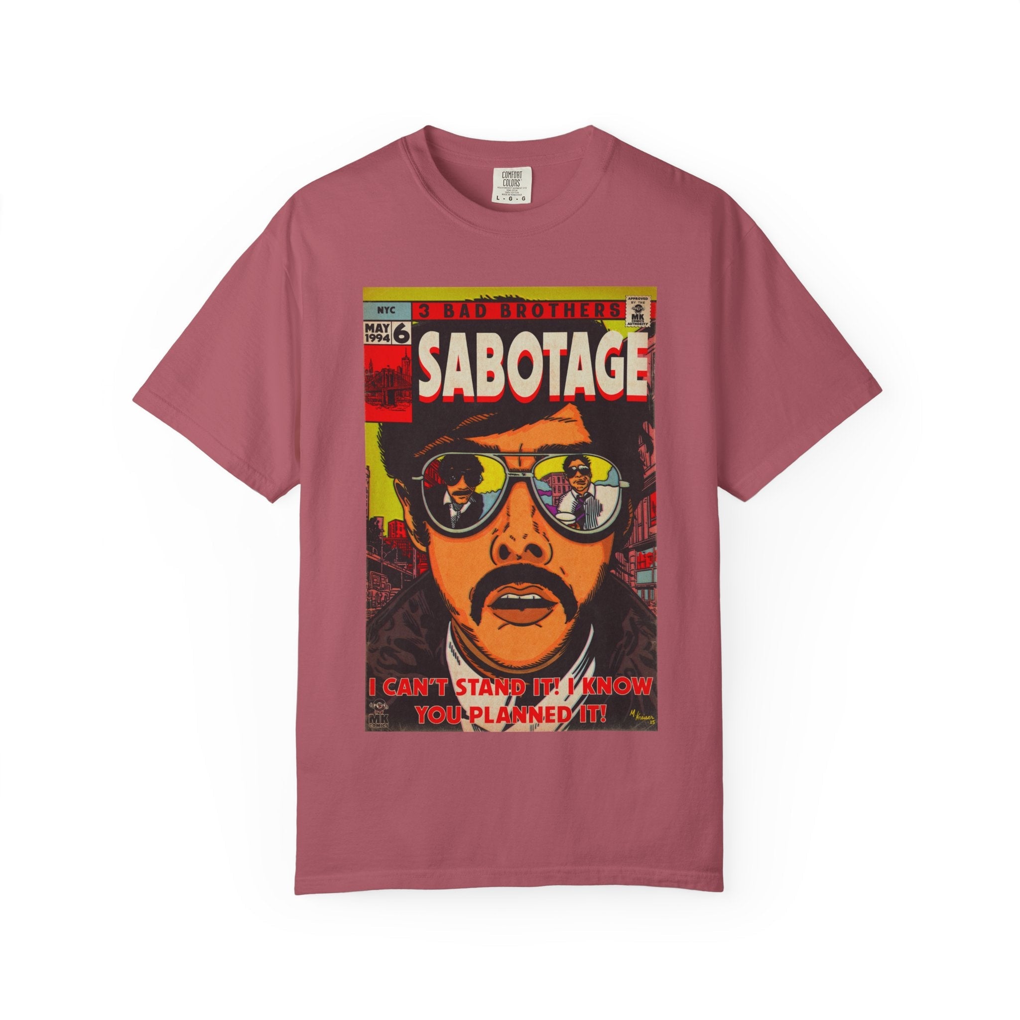 Sabotage - Unisex Comfort Colors Garment-Dyed Heavyweight Short Sleeve Cotton T-shirt