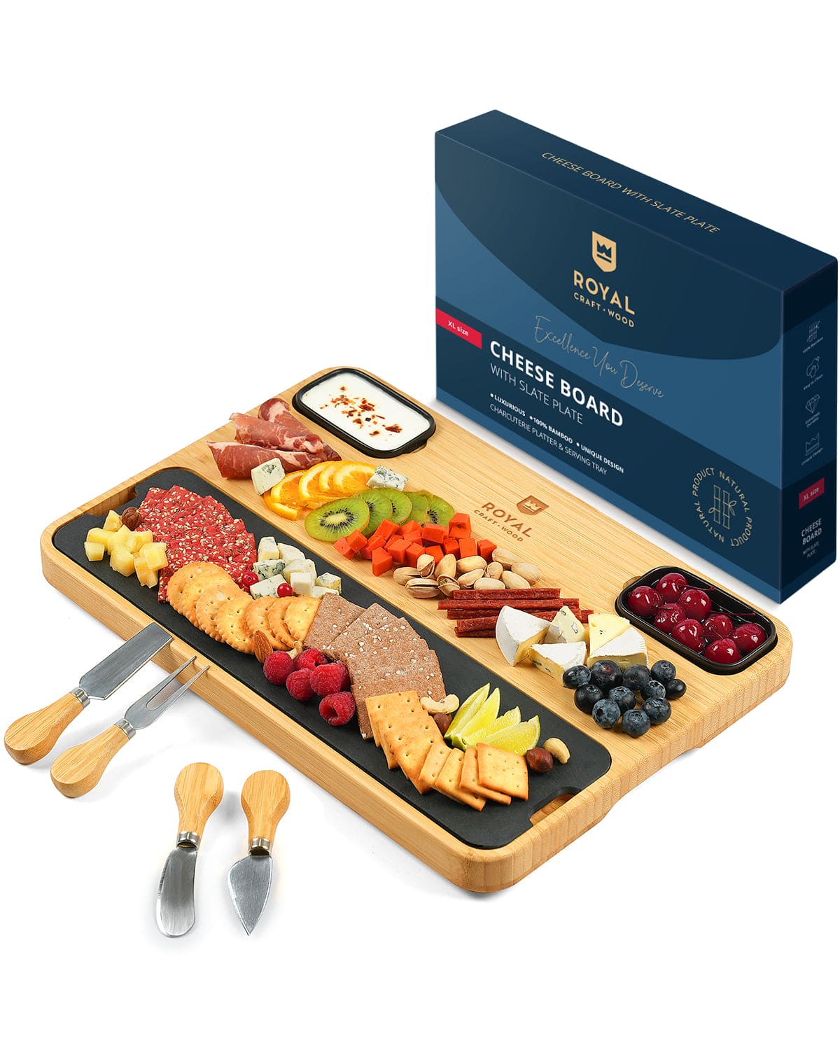 Cheese Board with Slate Plate