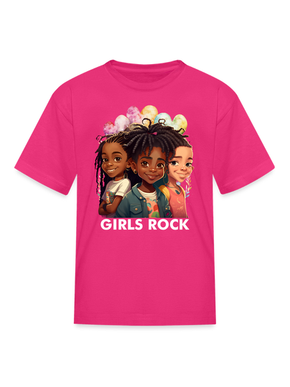 African American Girls Rock Crewneck Short Sleeve T-Shirt
