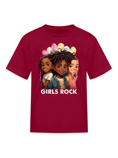 African American Girls Rock Crewneck Short Sleeve T-Shirt