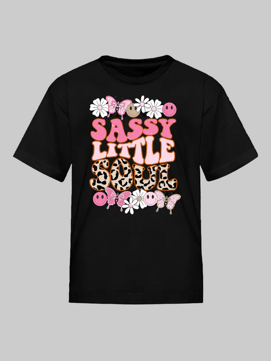 Girls Sassy Little Soul Short Sleeve T-Shirt