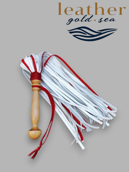 Handmade Leather Flogger – Crafted with Care, Made in USA