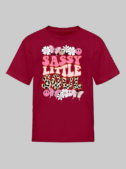 Girls Sassy Little Soul Short Sleeve T-Shirt