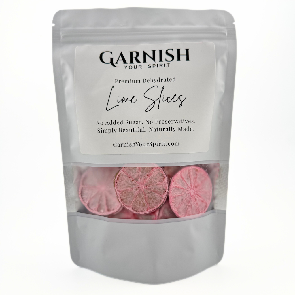 Wicked Inspired Pink and Green Luster Dust Dried Lime Garnish Set 2 Pack