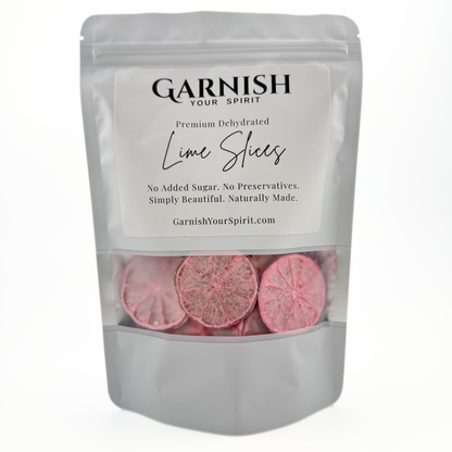 Wicked Inspired Pink and Green Luster Dust Dried Lime Garnish Set 2 Pack