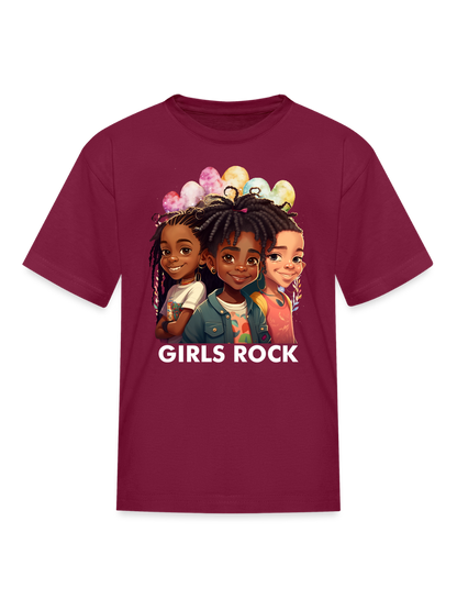 African American Girls Rock Crewneck Short Sleeve T-Shirt