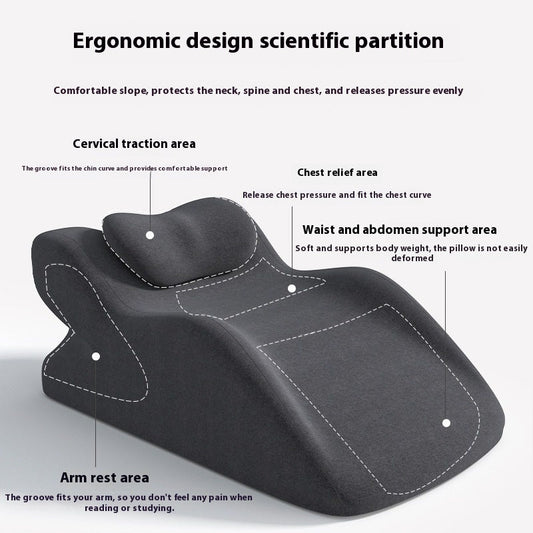 Memory Foam Ergonomic Pillow – Decompression & Lower Limb Support