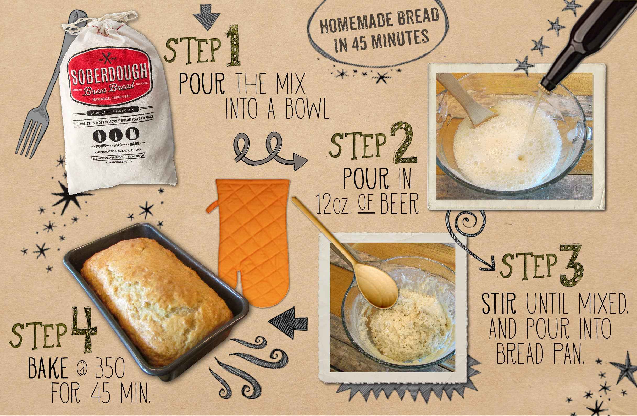 Texas Beer Bread - Honey Wheat