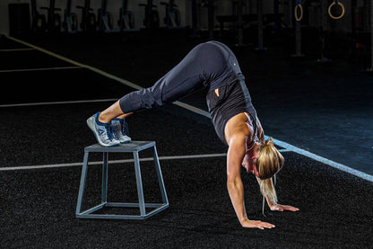 Steel Plyo Boxes – Heavy-Duty Plyometric Jump Platforms with Anti-Slip Rubber Top – Available in 12", and 18" Heights – Stackable, Stable, Built for Strength and Conditioning
