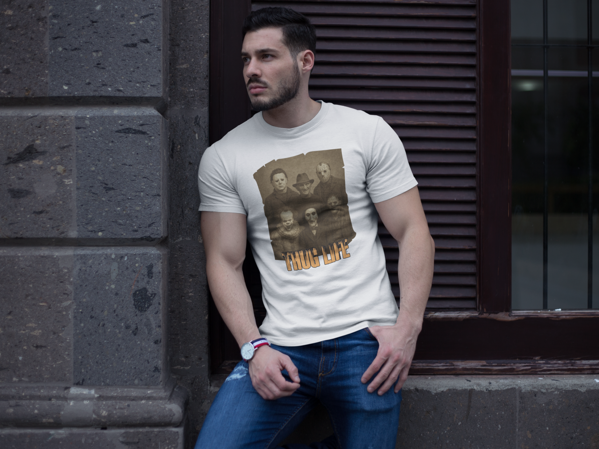 Halloween Thug Life Tee