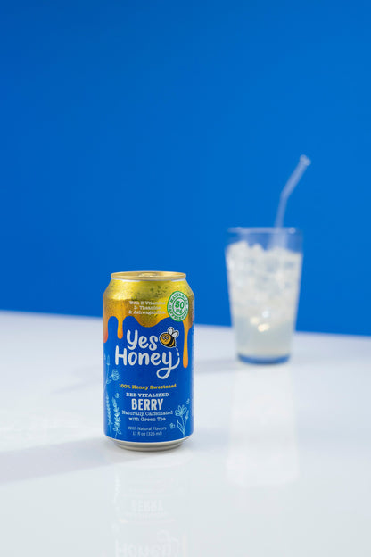 Sparkling Honey Sweetened Berry Tea Case