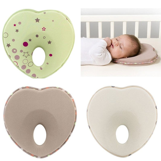 Newborn Anti-Roll Pillow with Flat Head Prevention