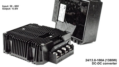 DC-DC Converters: step up/down transformers for 12V, 24V & 48V