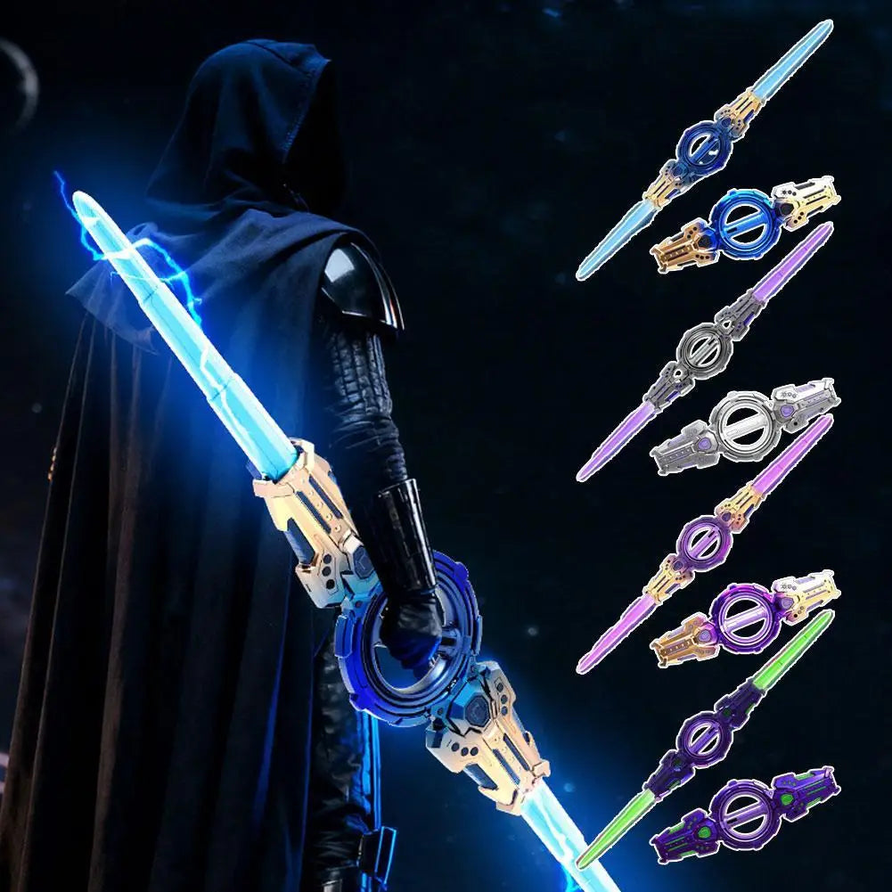 Toy Double Ended Retractable Double Edged Lightsaber