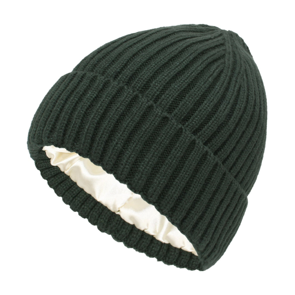 New Satin Warm Wool Hat Men And Women