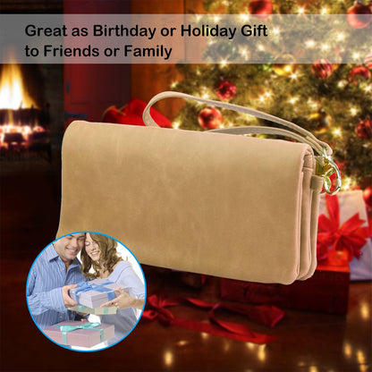Luxury Women’s Leather Clutch Wallet