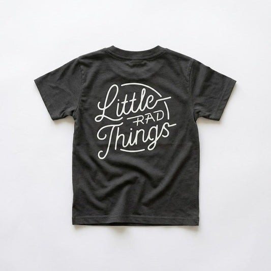 RAD CIRCLE LOGO TEE - SMOKE